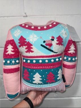 Cynthia Rowley Christmas Sweater Pillow